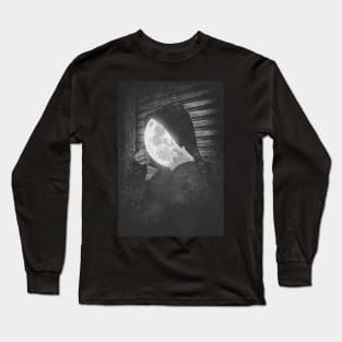 Moon Face Long Sleeve T-Shirt